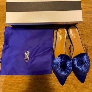 Aquazzura powder puff flat